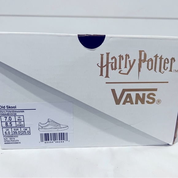 Vans X Harry Potter Old School Golden Snitch Men’s 7 Women’s 8.5 NWT - Picture 9 of 10